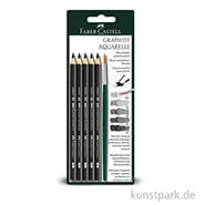 Artikelbild des Artikels “Faber-Castell GRAPHITE AQUARELLE 5er Set inkl. Pinsel “