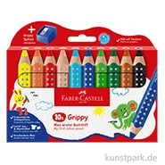 Artikelbild des Artikels “Faber-Castell Grippy Buntstifte für Kinder, 10er Set mit Spitzer “