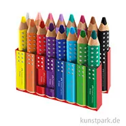 Artikelbild des Artikels “Faber-Castell Grippy Buntstifte für Kinder, 16er Set mit Spitzer “