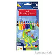 Artikelbild des Artikels “Faber-Castell JUMBO Grip Buntstifte, 8+2 Kartonetui, Dino “