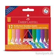 Artikelbild des Artikels “Faber-Castell JUMBO Grip Kreide - 12er Kartonetui - radierbar “