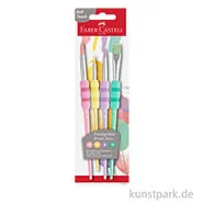 Artikelbild des Artikels “Faber-Castell Pinsel Soft-Touch, Synthetik, 4er Set, Pastell “