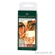 Artikelbild des Artikels “Faber-Castell PITT Artist Pen Brush - 6er Set - Portrait “