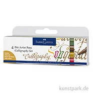 Artikelbild des Artikels “Faber-Castell PITT Artist Pen Calligraphy - 4er Set Colours “