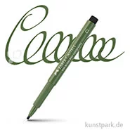 Artikelbild des Artikels “Faber-Castell PITT Artist Pen Calligraphy einzeln Stift | 174 Chromoxydgrün stumpf“