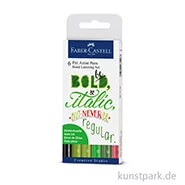 Artikelbild des Artikels “Faber-Castell PITT Artist Pen Handlettering 6er Set - Grüntöne “