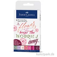 Artikelbild des Artikels “Faber-Castell PITT Artist Pen Handlettering - 8er Set Flowers “