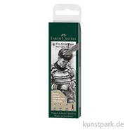 Artikelbild des Artikels “Faber-Castell PITT Artist Pen Tuschestifte - 4er Set - Warmgrau “