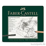 Artikelbild des Artikels “Faber-Castell PITT Charcoal Zeichenkohle Set, 24-teilig “