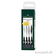 Artikelbild des Artikels “Faber-Castell PITT Artist Pen Tuschestifte - 4er Set schwarz, B+F+M+S “