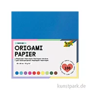 Artikelbild des Artikels “Faltblätter eckig, 100 Blatt, 70g - farbig sortiert 10x10 cm“