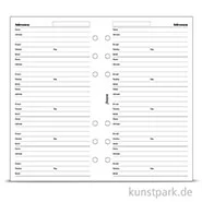 Artikelbild des Artikels “FILOFAX Einlagen - Kontaktdaten, 20 Stück, 70g Personal“