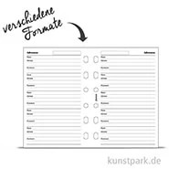 Artikelbild des Artikels “FILOFAX Einlagen - Kontaktdaten, 20 Stück, 70g “