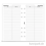 Artikelbild des Artikels “FILOFAX Kalendereinlagen Name - Telefon Personal“