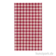 Artikelbild des Artikels “Filz mit Karomuster, Gingham, 30 x 40 cm, 1 mm Rot, Weißgrau“