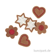 Artikelbild des Artikels “Filzstreuteile Weihnachtsgebäck, 6 Stück “