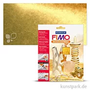 Artikelbild des Artikels “FIMO Blattmetall, 10 Blatt, 14x14 cm Gold“