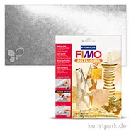 Artikelbild des Artikels “FIMO Blattmetall, 10 Blatt, 14x14 cm Silber“