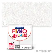 Artikelbild des Artikels “FIMO Kids Knete 42 g Einzelfarbe | Weiß glitter“
