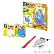 Artikelbild des Artikels “FIMO Kids Modellierset - Funny Monster, 2 x 42 g + Zubehör “