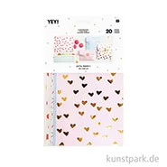 Artikelbild des Artikels “Flachbeutel mit Sticker - Rosa, medium “