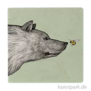 Artikelbild des Artikels “Fliesenuntersetzer - Die Begegnung, 10 x 10 cm “