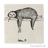 Artikelbild des Artikels “Fliesenuntersetzer - Faultier, 10 x 10 cm “