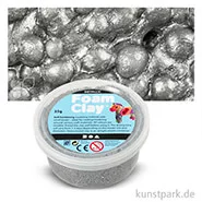 Artikelbild des Artikels “Foam Clay Metallic - Modelliermasse mit kleinen Perlen, 35 g Silber“