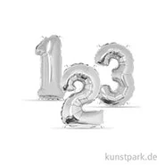 Artikelbild des Artikels “Folienballon Zahl - Silber, 40 cm “