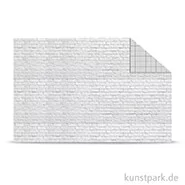 Artikelbild des Artikels “Fotokarton Modellbau - DIN A4 Blatt | Bachsteine weiß“