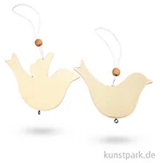 Artikelbild des Artikels “Friedenstaube aus Holz, Größe 7,5 x 9,5 cm, 10 Stück “