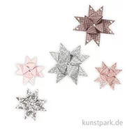 Artikelbild des Artikels “Fröbelsterne Rose-Grau, 45 - 86 cm, 60 Stück “