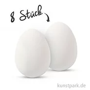 Artikelbild des Artikels “Gänseei aus Kunststoff, 8 cm, 8 Stück - weiß “