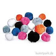 Artikelbild des Artikels “Garn Pompons Set - Sporty, 18 Stück “