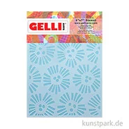 Artikelbild des Artikels “Gelli Arts - Stencil, Abstract Flower, 12,7 x 17,8 cm “