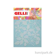 Artikelbild des Artikels “Gelli Arts - Stencil, Poinsettia, 12,7 x 17,8 cm “