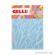 Artikelbild des Artikels “Gelli Arts - Stencil, Tulip, 12,7 x 17,8 cm “