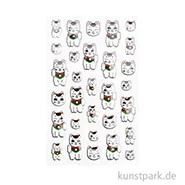 Artikelbild des Artikels “Gelsticker - Jardin Japonais, Winkekatze “