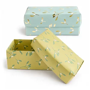 Artikelbild des Artikels “Geschenkboxen - Mistelzweige, 19 x 10 x 8 cm, 2 Stück “