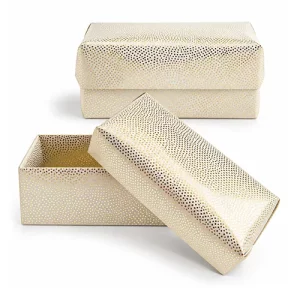 Artikelbild des Artikels “Geschenkboxen - Pünktchen, Gold, 25 x 34 cm, 2 Stück “