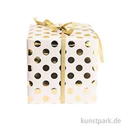 Artikelbild des Artikels “Geschenkpapier - Rosa mit Gold Punkte, 200 x 70 cm “