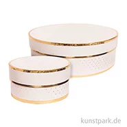 Artikelbild des Artikels “Geschenkschachtel Rund - Rosa & Gold “