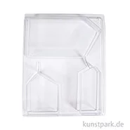 Artikelbild des Artikels “Gießform - 3 Häuser mit Schrägdach, Tiefe 3 cm “