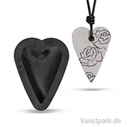 Artikelbild des Artikels “Gießform - Anhänger Herz, 2,7 x 3,9 cm “