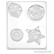 Artikelbild des Artikels “Gießform - Blüten, 4 Motive, 21 x 30 cm “