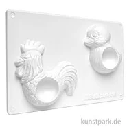 Artikelbild des Artikels “Gießform - Eierbecher, Hahn + Küken “