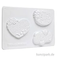 Artikelbild des Artikels “Gießform - Glückwunsch + Alles Gute + Love “