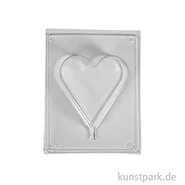Artikelbild des Artikels “Gießform - Herz, Tiefe 3 cm, 8,5 x 9,2 cm “