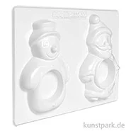 Artikelbild des Artikels “Gießform - Kerzenhalter, Nikolaus + Schneemann “