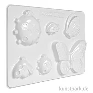 Artikelbild des Artikels “Gießform - Marienkäfer + Schmetterlinge “